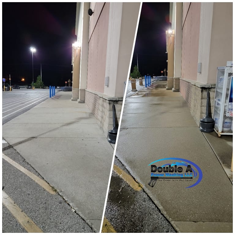 Walmart Commercial Power Washing South Bend, In